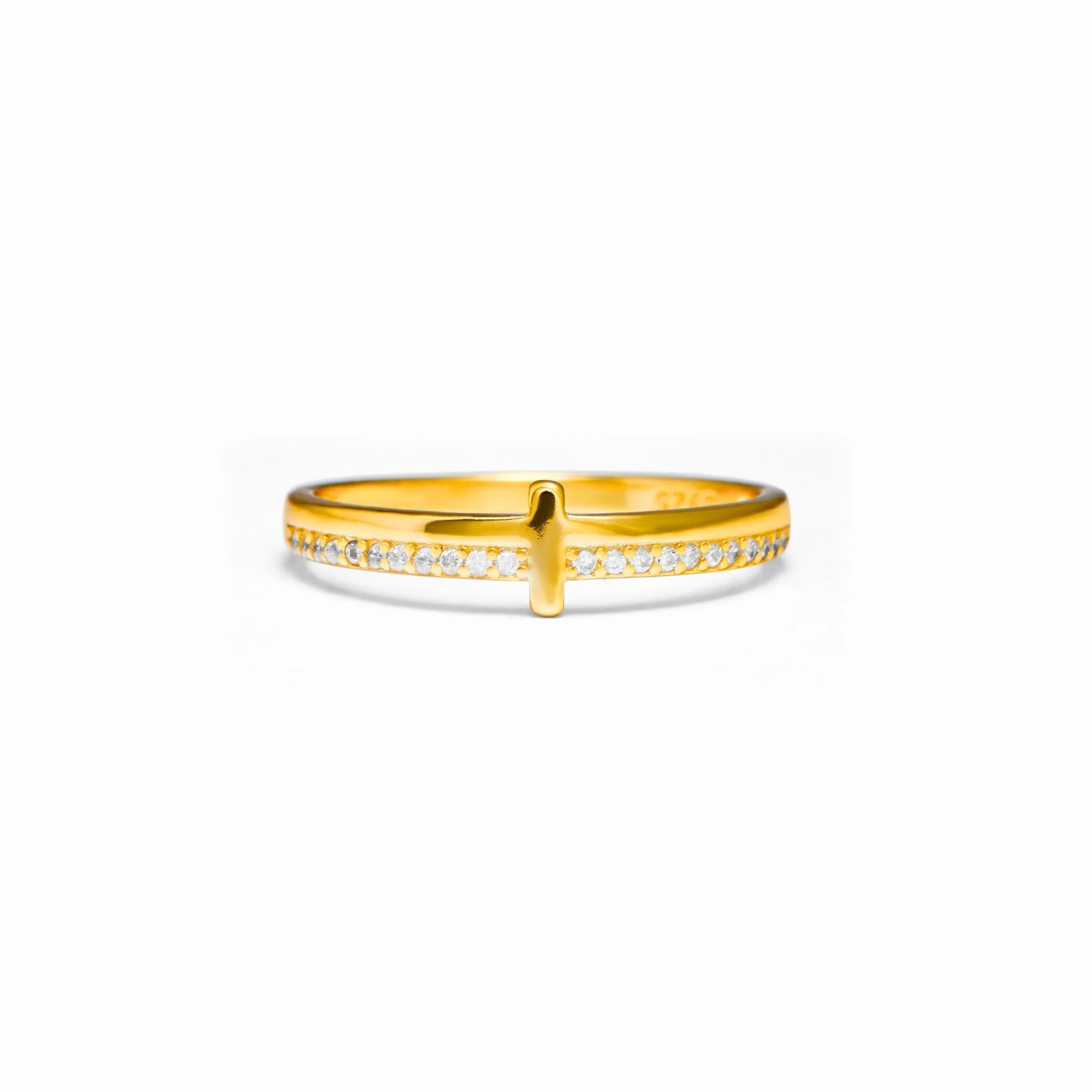 Let Go, Let God - Cross Band Ring