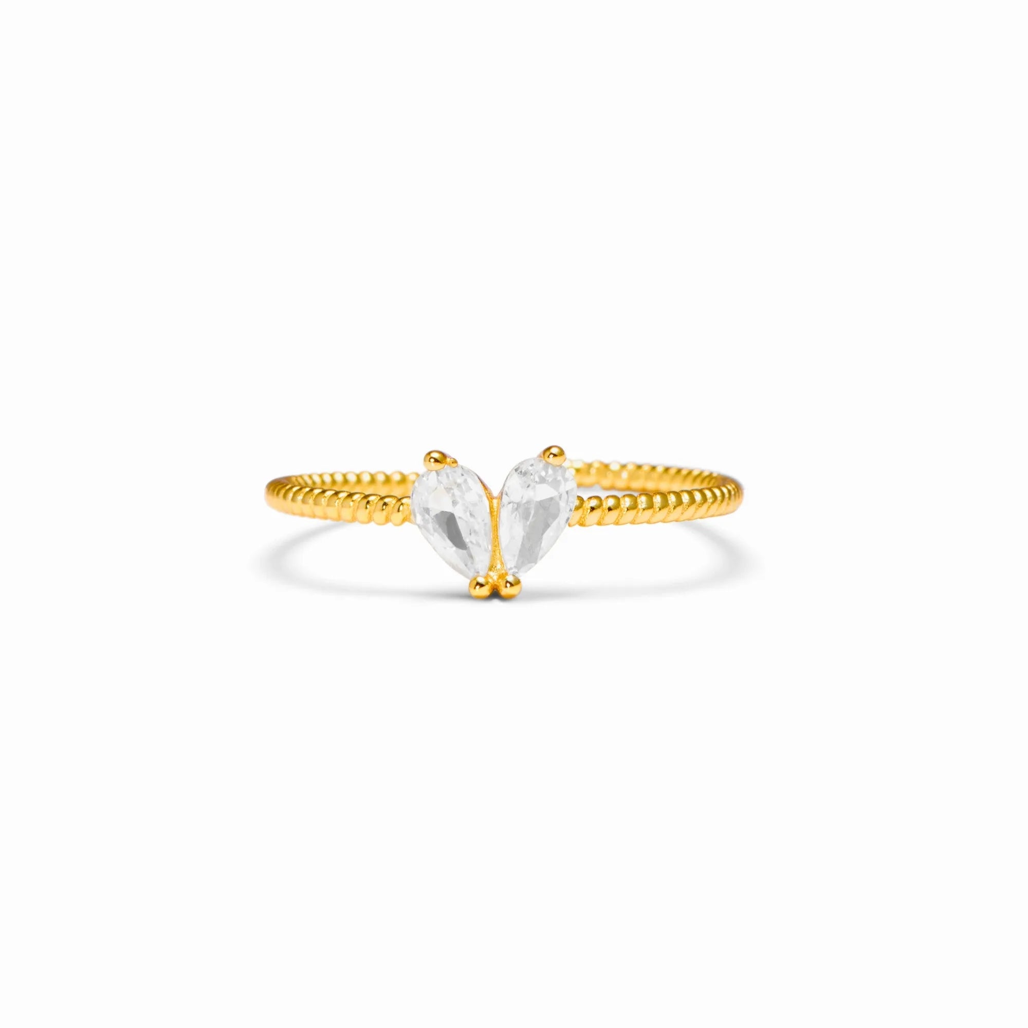 To My Bestie - Diamond Heart Ring